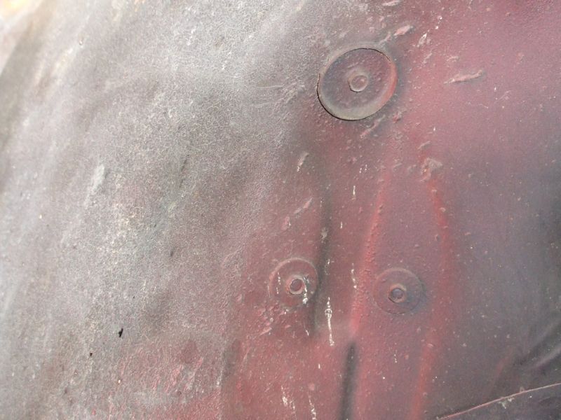 Inner fender support bolts