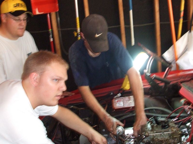 Pulling old engine 8/5/2006