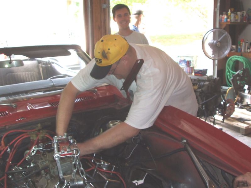 Pulling old engine 8/5/2006
