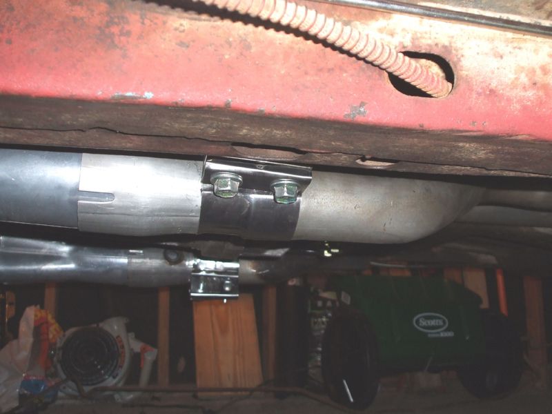 Exhaust hooked up