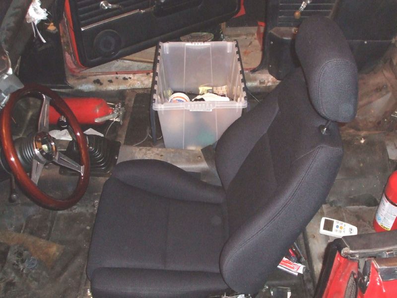 Seat reinstalled