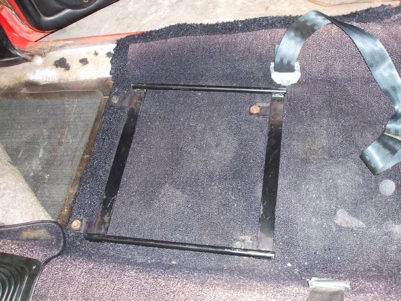 Modified passenger seat bracket