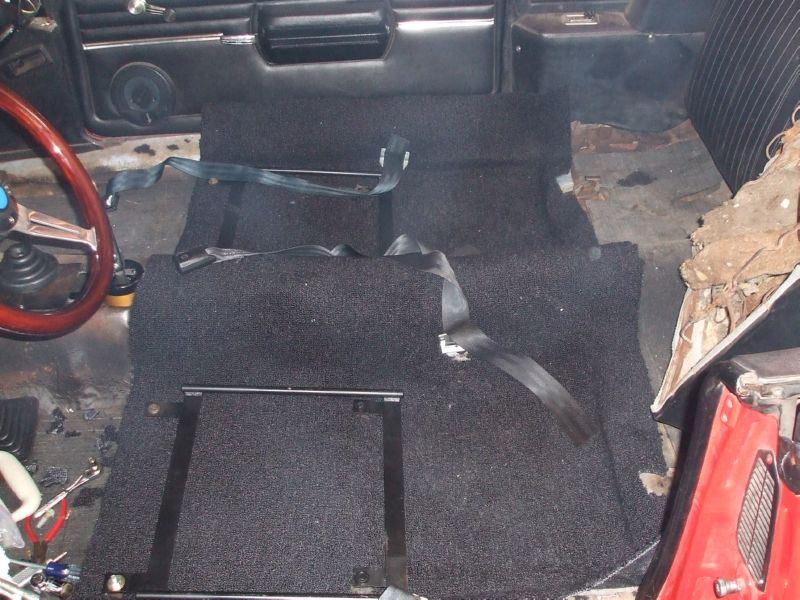 New rear carpet