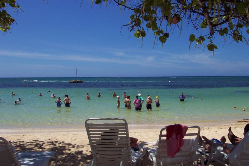 Bunch of people at the beach