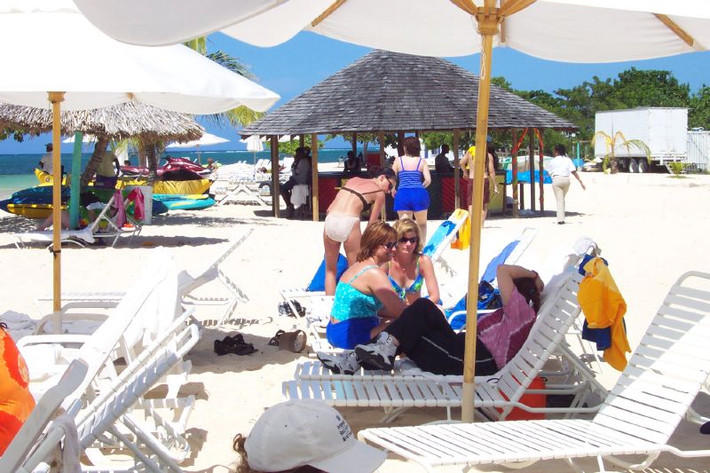 Not everyone was out in the sun