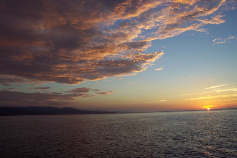 Another shot of the sunset and clouds